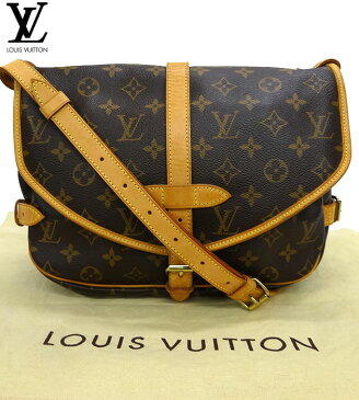 【LOUIS VUITTON】ルイヴィトン モノグラム ソミュール 30 ショルダーバッグ M42256 【中古】FF2173