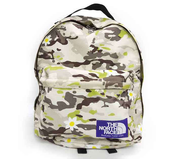 【MARK McNAIRY × THE NORTH FACE PURPLE LABEL】 マーク マクナイリー ノースフェイス コラボ デイパック S リュック NN7422N 花柄 カモフラ柄 【中古】FF2973