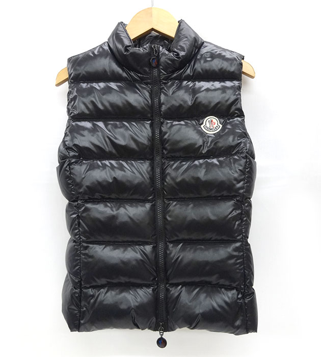 【MONCLER】 モンクレール キッズ GHANY ダウンベスト サイズ12anni 152cm 黒 ブラック【中古】FB1507