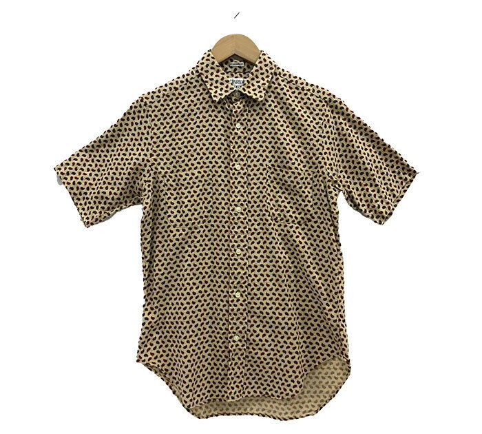 INDIVIDUALIZED SHIRTS インディビジュアライズド シャツ ペイズリー柄 S/Sシャツ サイズ14 1/2 【中古】