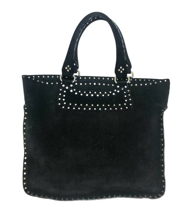 【CELINE】セリーヌスエードスタッズトートバッグ ハンドバッグ【中古】FB3578