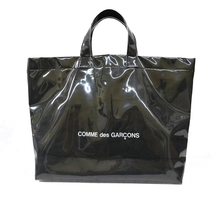 【COMME des GARCONS】コムデギャルソン PVCトートバッグ 型番OD-K211 BLACK MARKET 黒 ブラック 日本製 FB1840【中古】のサムネイル
