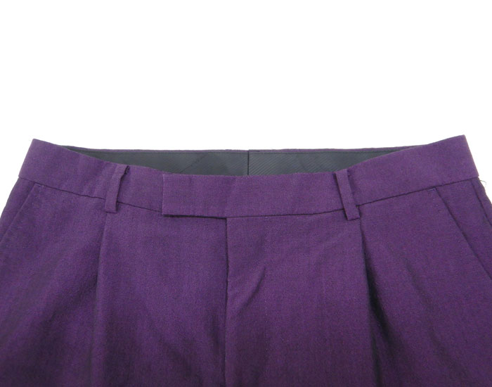 【wacko maria】 ワコマリア パープルカラー トラウザーパンツ サイズXL メンズ【中古】FB2605