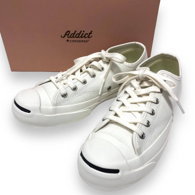 美品【converse】コンバース addict ジャックパーセル 1CK234 スニーカー サイズ25.5 メンズ シューズ 靴 RA6474【中古品】