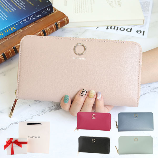 【 国内正規品 公式ラッピング 】JILLSTUART ジルスチュアート 財布 ラウンド長財布 レディース 牛革 エターナル JSLW0DT1 喜ばれるギフト