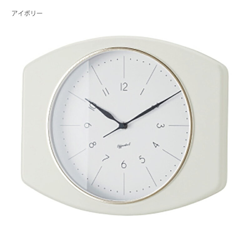 インターフォルム 時計 Loska ロスカ INTERFORM ポイント20倍 送料無料 け時計 壁掛け 静か 無音 静音 音がしない 音なし スイープムーブメント ウォールクロック アナログ 北欧 オシャレ お洒落 おしゃれ かわいい シンプル ナチュラル ホワイト 白