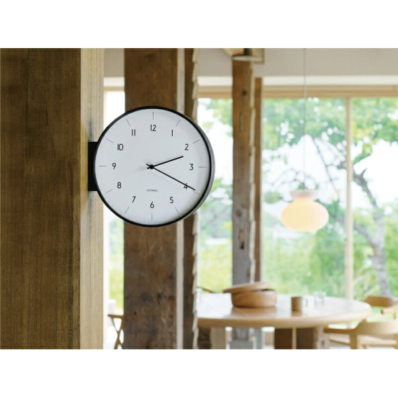 ◆ポイント20倍◆インターフォルム 時計 Aarno アールノ INTERFORM 送料無料 掛け時計 壁掛け 静か 無音 静音 音がしない 音なし スイープムーブメント ウォールクロック アナログ オシャレ おしゃれ かわいい シンプル ナチュラル 黒 ブラウン◆安心の1年保証◆ [3]