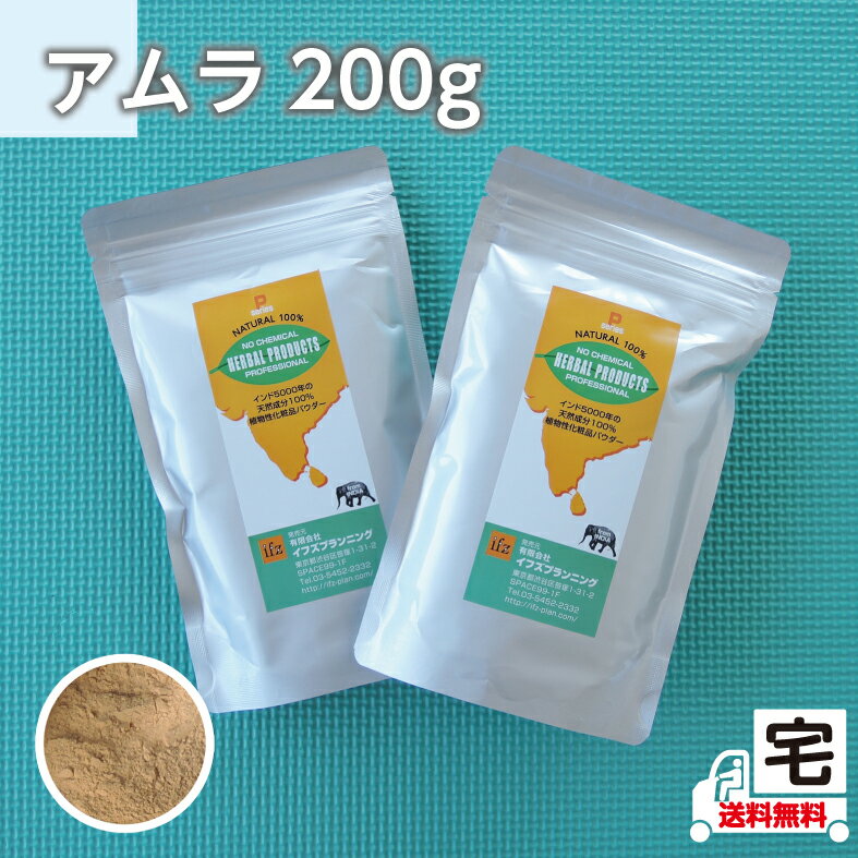 【送料無料】トリートメント アムラ(アラマキ/アンマロク果実)100g×2個セット【ゆうパケット便発送】