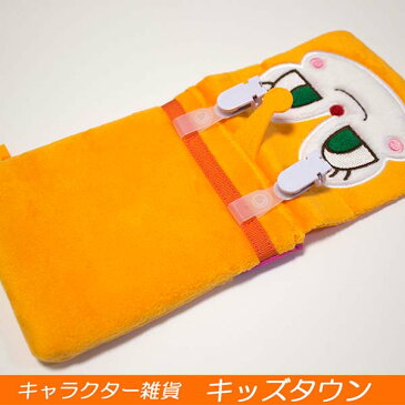 送料無料 アンパンマン ポケットポーチ(約H14×W12cm)(ドキンちゃんフェイス)スカート・ズボン・バッグなど簡単取付可能