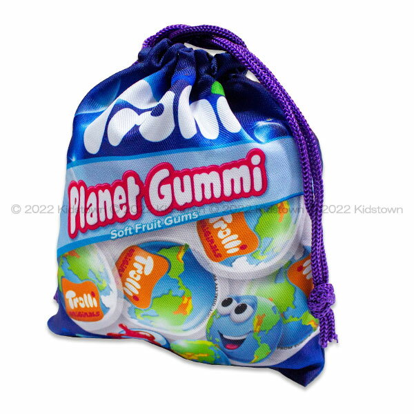 Trolli プラネット 巾着 Sサイズ 約18×21cm ネイビー ポリエステル100％ 給食袋 きんちゃく トローリ プラネット