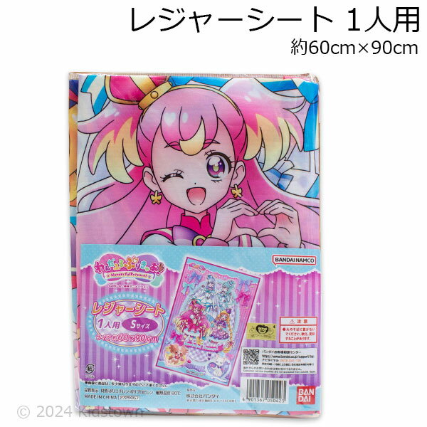わんだふるぷりきゅあ レジャーシートS 1人用 約60×90cm 敷物 シート レジャーマット プリキュア 2024年版のサムネイル