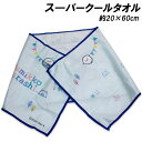 すみっコぐらし スーパークールタオル ブルー 約20×60cm super cool towel 冷感タオル ひんやりタオル Sumikko gurashi 2025年