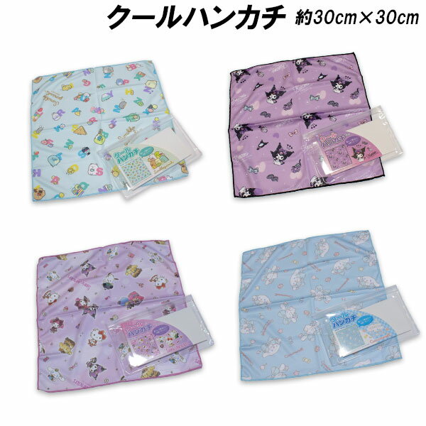 クールハンカチ 冷感 約30cm×30cm ポーチ付き ハンカチタオル ベビー キッズ 熱中対策 2025年