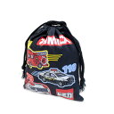 トミカ 巾着 S HTM7-680 黒 約18cm×22cm 日本製 給食袋 きんちゃく 袋 小物入れ tomica 2025-2026年
