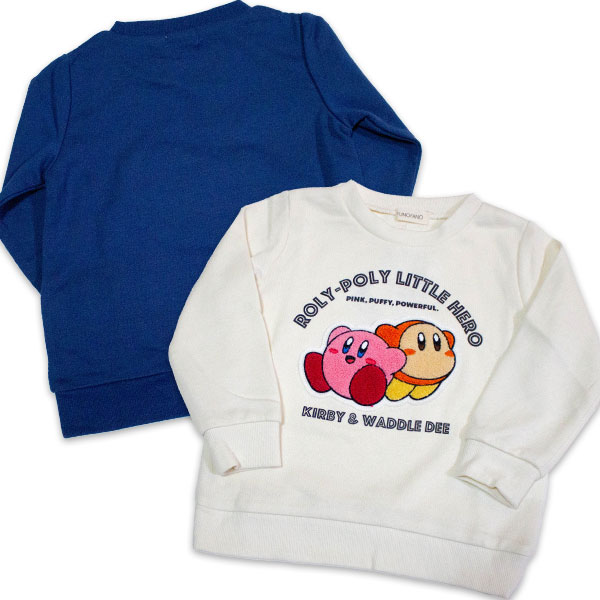 星のカービィ トレーナー 刺繍 子供服 スウェットシャツ 長袖 裏毛 カービィ Kirby 2025年秋冬のサムネイル