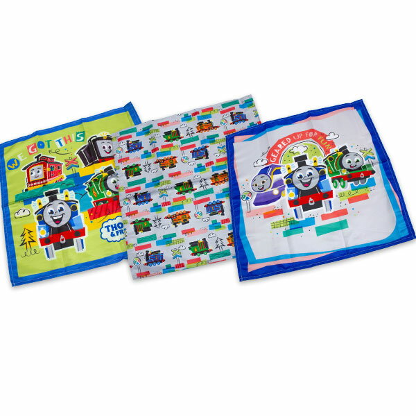 送料無料 きかんしゃトーマス ナフキン 3枚組 約43×43cm ナフキン THOMAS 機関車 2025-2026年