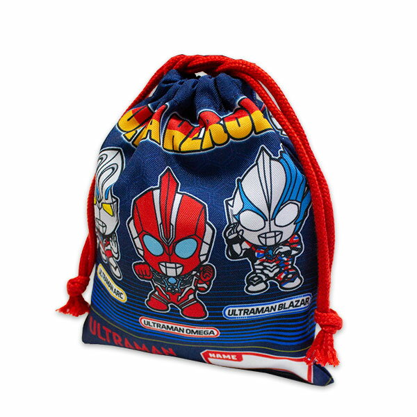 ウルトラマンオメガ 巾着 Sサイズ 約18cm×21cm ポリエステル100％ ウルトラヒーローズ ULTRAMAN OMEGA ..