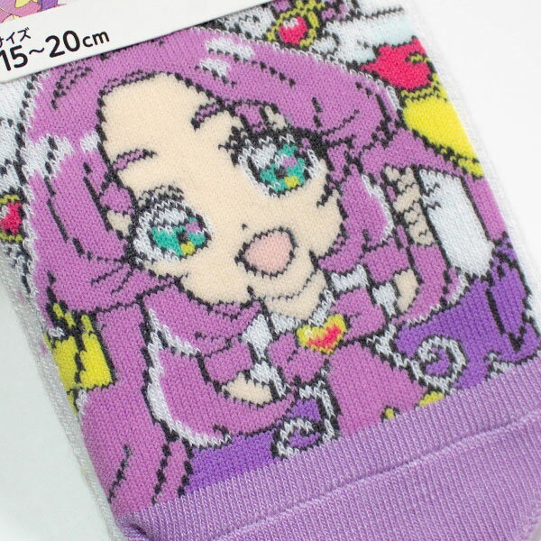名探偵プリキュア スニーカーソックス キュアアンサー柄 15-20cm 靴下 ソックス プリキュア 2026年