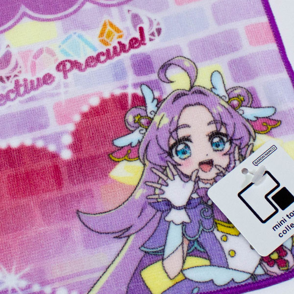 名探偵プリキュア ミニタオル キュアアンサー柄 約20×20cm 綿100％ プチタオル タ...