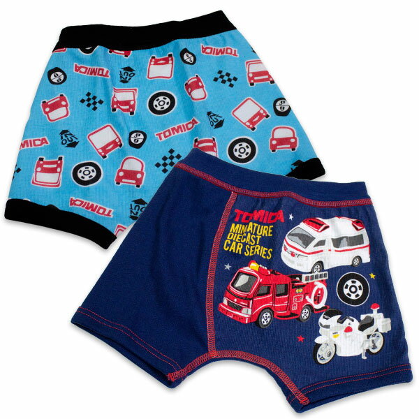 トミカ 男児 ボクサーブリーフ2枚組