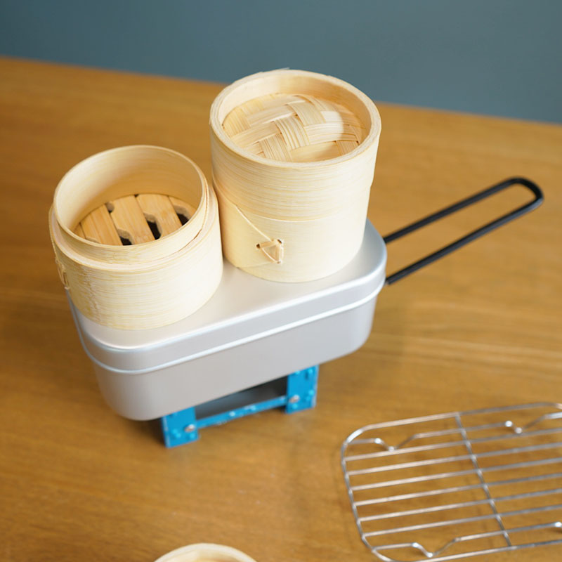 MESSTIN SET【ミニセイロ セット】 メスティン セイロ 蒸籠 蒸し器 蒸し料理 飲茶 ...