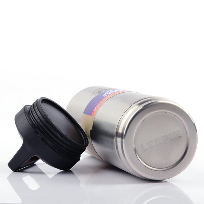 【送料無料】LERPIN ステンレスタンブラー 18oz 黒蓋（保温保冷兼用）シンプルなデザインの水筒 キャンプ ビーチ 登山 旅行 アウトドア ピクニック ハイキング プレゼント 贈り物 スポーツボトル ステンレス マグボトル ステンレスボトル auc-e-monoplus-10005120 e-mono plus 楽天市場店 サンプル画像3