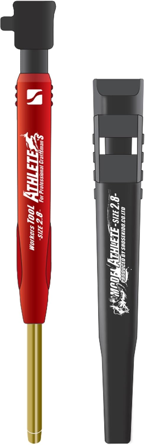 祥碩堂 MODEL ATHLETE 丸芯 2.8mm ASL-H001 ノック式 建築用 シャープペン マーカー マーキング 追跡メール便送料無料(4.0)