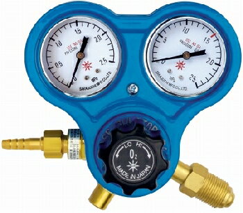 阪口製作所　酸素メーター　SG-3　関西式 酸素用 ガス圧力調整器　逆火防止器内臓型メール便不可