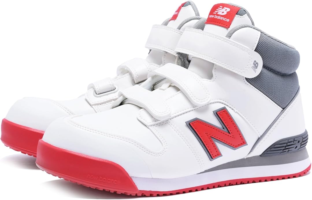 new balance(ニューバランス) ユニセックス大人 安全靴 作業靴 ハイカット 軽量 幅広 JSAA A種 面ファスナー マジックテープ 耐油ラバーPORTSMOUTH ポーツマス　26.5 送料無料（但し、北海道、沖縄、離島は別料金）