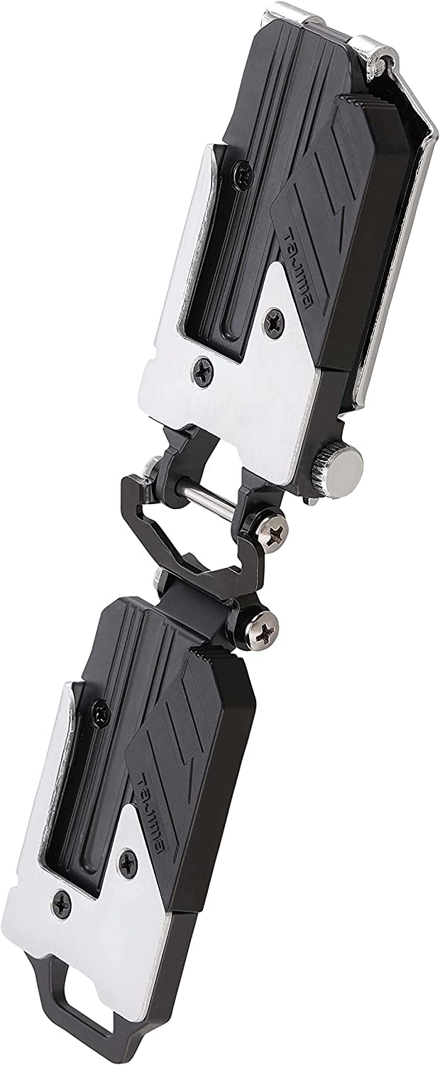 タジマ(Tajima) セフ後付ホルダー メタル上下2連 SF-MHLDS2M 追跡メール便送料無料 胴ベルト用 衝撃に強い頑丈金属製 2つのセフホルダーをタテに連結 腰スペースを半減させる 道具が取りやすく動きやすい可動式連結 高耐久、高さが調整できるメタルタイプ 対応ベルト幅：幅60mm以内、厚み3mm以内、ベルトループを跨ぐ場合は幅53mm以下のベルト 道具の抜き差しやすい位置に連結 セフ着脱式ホルダー 胴ベルト用 衝撃に強い頑丈金属製 2つのセフホルダーをタテに連結 腰スペースを半減させる 道具が取りやすく動きやすい可動式連結 高耐久、高さが調整できるメタルタイプ 位置ズレしない横ズレ防止リブ構造 ベルトループを跨いで挿せるスペース活用設計 ベルトに後から装着可能 安全ロープ取付環付　 本体部品は非磁性材/ねじれ防止構造 ベルトループを跨ぐ場合は幅53mm以下のベルトのみ対応タジマ(Tajima) セフ後付ホルダー メタル上下2連 SF-MHLDS2M 追跡メール便送料無料 胴ベルト用 衝撃に強い頑丈金属製 2つのセフホルダーをタテに連結。腰スペースを半減させる 道具が取りやすく動きやすい可動式連結 高耐久、高さが調整できるメタルタイプ 対応ベルト幅：幅60mm以内、厚み3mm以内、ベルトループを跨ぐ場合は幅53mm以下のベルト 道具の抜き差しやすい位置に連結 セフ着脱式ホルダー 胴ベルト用 衝撃に強い頑丈金属製 2つのセフホルダーをタテに連結。腰スペースを半減させる 道具が取りやすく動きやすい可動式連結 高耐久、高さが調整できるメタルタイプ 位置ズレしない横ズレ防止リブ構造 ベルトループを跨いで挿せるスペース活用設計 ベルトに後から装着可能 安全ロープ取付環付　 本体部品は非磁性材/ねじれ防止構造 ベルトループを跨ぐ場合は幅53mm以下のベルトのみ対応