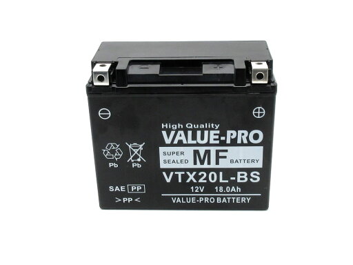 新品 ValuePro バッテリー VTX20L-BS ◆ YTX20L-BS互換 ※端子形状確認必要 カワサキ Kawasaki ジェット JET JT750 STS JS800 JT900 JT1100 JT1200 JT1500 ヤマハ YAMAHA M-TX162 R-TX X-TX 新品 ValuePro バッテリー VTX20L-BS ◆ YTX20L-BS互換 ※端子形状確認必要 カワサキ Kawasaki ジェット JET JT750 STS JS800 JT900 JT1100 JT1200 JT1500 ヤマハ YAMAHA M-TX162 R-TX X-TX