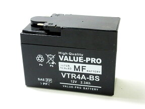 新品 VALUE PRO 充電済 バッテリー VTR4A-BS (互換 YTR4A-BS FTR4A-BS GTR4A-BS DTR4A-BS) ◆ ホンダ HONDA モンキー ゴリラ[AB27] スーパーカブC50[-93]