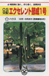 キュウリ種子 埼玉原種育成会 エクセレント節成1号 350粒