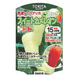 パプリカ種子　トキタ種苗　スイートカメレオン・ロング　10粒