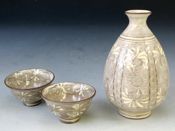 京焼・清水焼　お預け酒器　RTP174 セピア【送料無料】