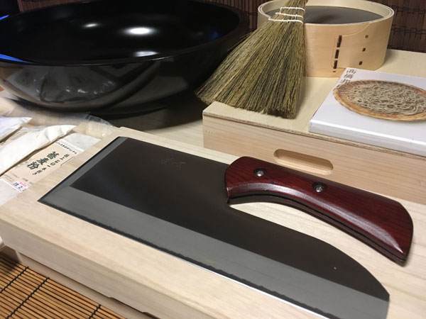 [左用・豪華特別・全黒こね鉢]M判舞鷹Bセット（そば打ちセット）mym16 オフィス木村it21 2