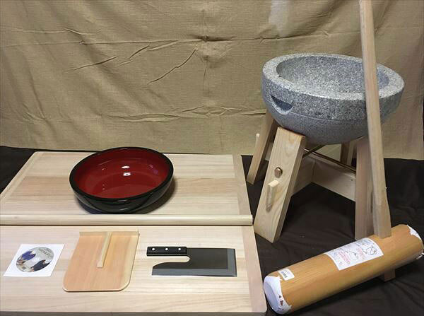 L判蕎麦打ち道具　二升用餅つき道具コラボセット uteto40 オフィス木村it21