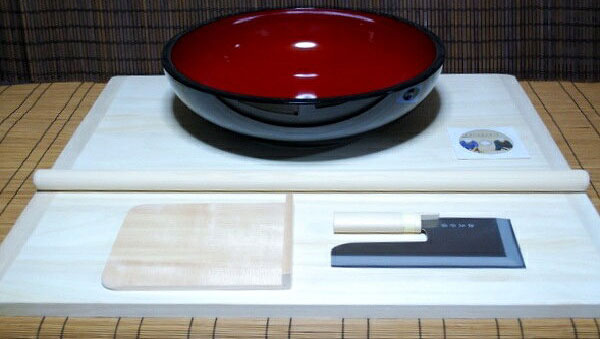 27cm包丁54cmこね鉢　L判　そば打ち道具一式【smtb-tk】 オフィス木村it21