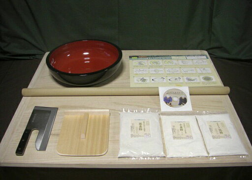 そば打ち道具一式 L判 蕎麦粉セット(極上石臼一本挽き)【smtb-tk】 オフィス木村it21 そば打ち道具一式 L判 蕎麦粉セット(極上石臼一本挽き)【smtb-tk】 オフィス木村it21
