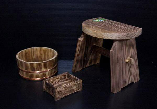 木の香 お風呂三昧 あぶり木3点セット