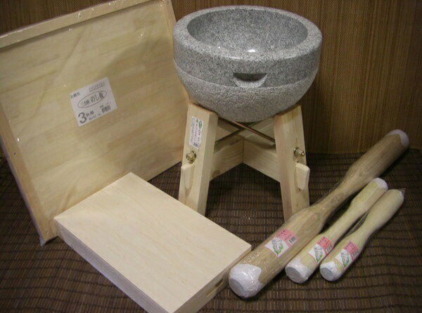 Rakuten - 三升用大家族セット2　三升用のし板　餅箱付き《餅つき道具》 オフィス木村it21