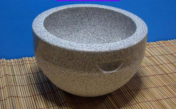 餅つき 道具 3升用 御影石鉢型