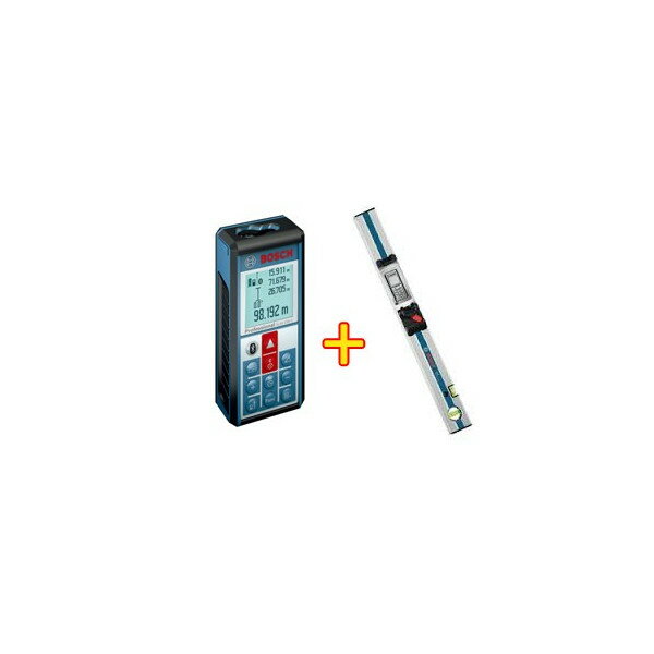 BOSCH(ボッシュ) レーザー距離計“スマキョリ"+傾斜計アダプターセット〔GLM100CJ3〕 BOSCH(ボッシュ) レーザー距離計“スマキョリ"+傾斜計アダプターセット〔GLM100CJ3〕