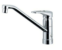 カクダイ シングルレバー混合栓　分水孔つき　117-051 逆流防止機能が付いています。 施工が簡単にできるブレードホースを採用した商品です。 製造国:日本 素材・材質:青銅 仕様:取付穴径:36~37mm厚:5~30mm 上面施工タイプ 逆流防止機能ブレードホース