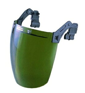 トーヨーセフティー ヘルメット取付式溶接面 セーフティIR No.1175G ガス溶接用 防災面
