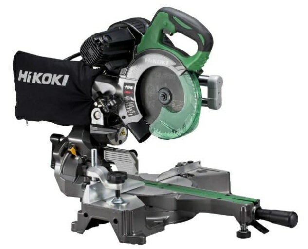 ハイコーキ C6RSHD(K) 100V 卓上スライド丸のこ 165mm 両傾斜 黒鯱チップソー付 HiKOKIのサムネイル