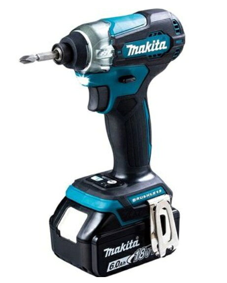 マキタ TD157DRGX (バッテリー2個+充電器+ケース付) 充電式インパクトドライバ 18V ●ダブル・ボールベアリングにより、ビット振れを大幅に減らし、造作作業もより快適に ●「ゼロブレ」を搭載した小型・軽量機 ●全長133mm・質量1.4kg(バッテリ含) ●狭所での作業や上向き作業も楽らく！ ●最大締付けトルクは140N・m ●「楽々モード」採用で、締め始めのネジ倒れや、カムアウトなどを低減 ●防滴・防じんAPT「アプト」 ●LDEライト(2灯式)付 1充電作業量（目安） ・木ネジ(ラワン) 4.3mm×65mm 約820本　 ・木ネジ（ラワン）5.4mm×90mm 約440本 ・ネジボルト(鋼板)M8×16mm 約4,400本 ●標準付属品：プラスビット2-65・フック
