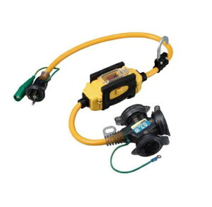 ハタヤ BFX-013KC2 屋外用 漏電遮断器付延長コード 0.7m 過負荷・短絡保護兼用