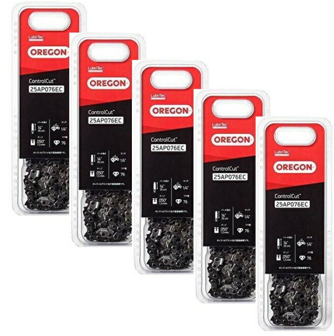 Rakuten - (5パック) オレゴン 25AP076EC(25AP-76EC) ソーチェーン 14インチ(35cm)ガイドバー用 OREGON