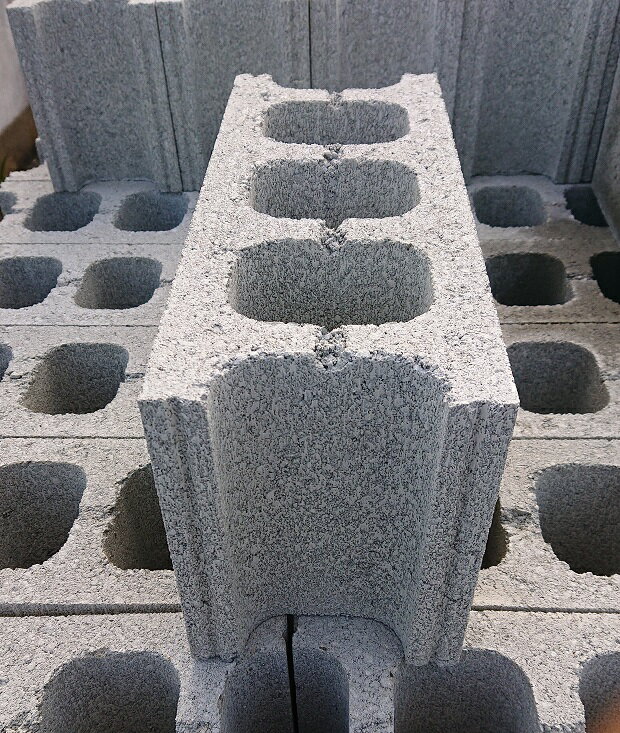 コンクリートブロック 基本 2個セット JIS工場製品 C種 厚み150mm×横390mm×縦190mm 京都宇治川ブロック工業 15cm